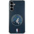 NBA Minnesota Timberwolves Distressed Galaxy S24 Plus Clear Case